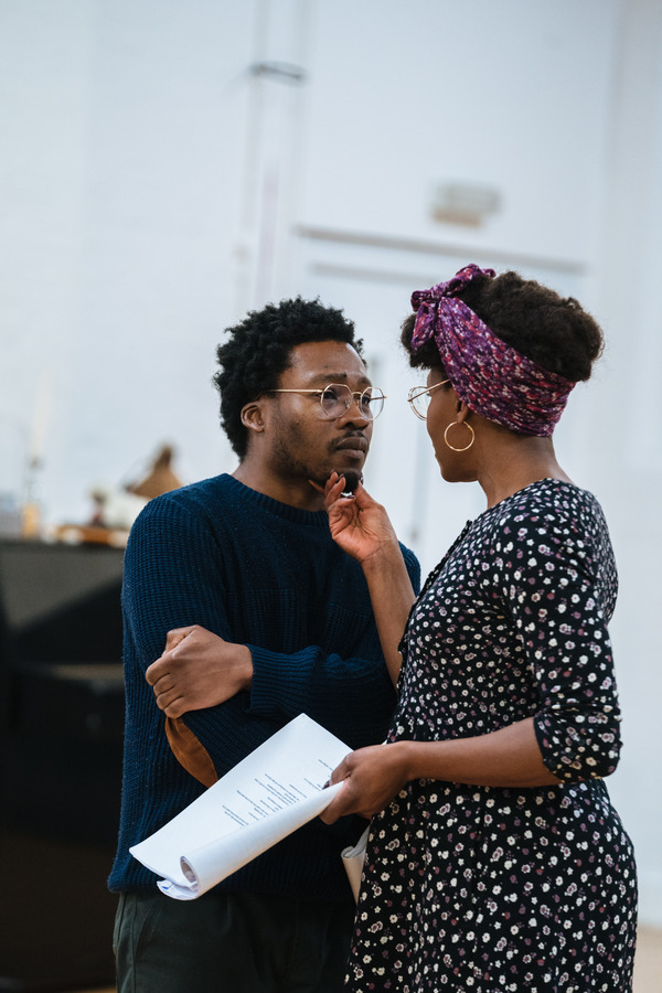 Photos: Go Inside Rehearsals For THE GLOW at The Royal Court Theatre Image