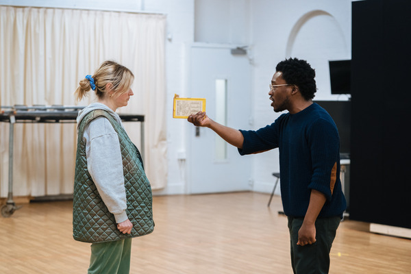 Photos: Go Inside Rehearsals For THE GLOW at The Royal Court Theatre Image