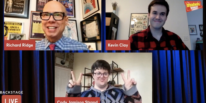 VIDEO: THE BOOK OF MORMON Stars Kevin Clay & Cody Jamison Strand Visit Backstage with Rich Video