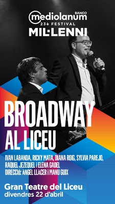 Àngel Llàcer y Manu Guix llevarán BROADWAY AL LICEU de Barcelona  Image