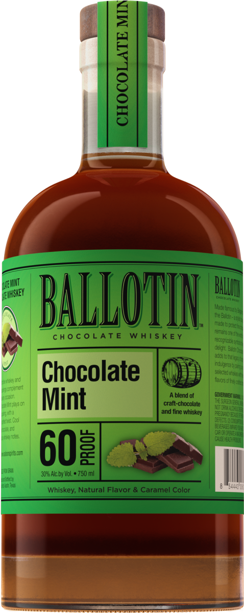 BALLOTIN CHOCOLATE WHISKEY for Winter Warm-up Cocktails 