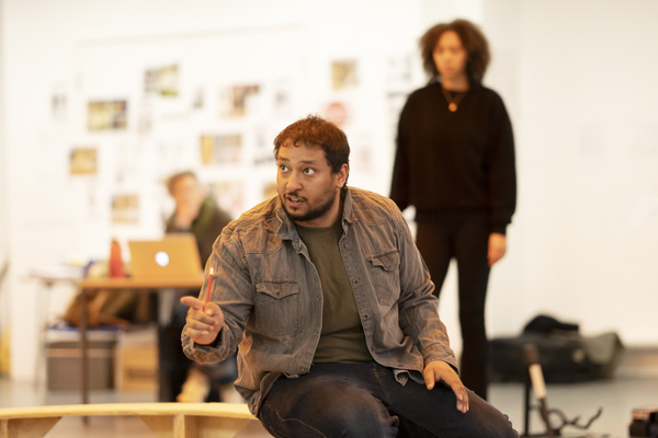 Photos: Go Inside Rehearsals for HAMLET at the Globe Image