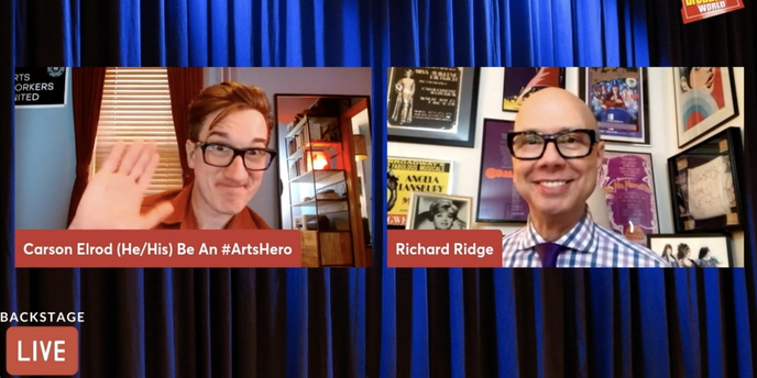 VIDEO: Find Out How YOU Can Be an #ArtsHero on Backstage with Richard Ridge Video