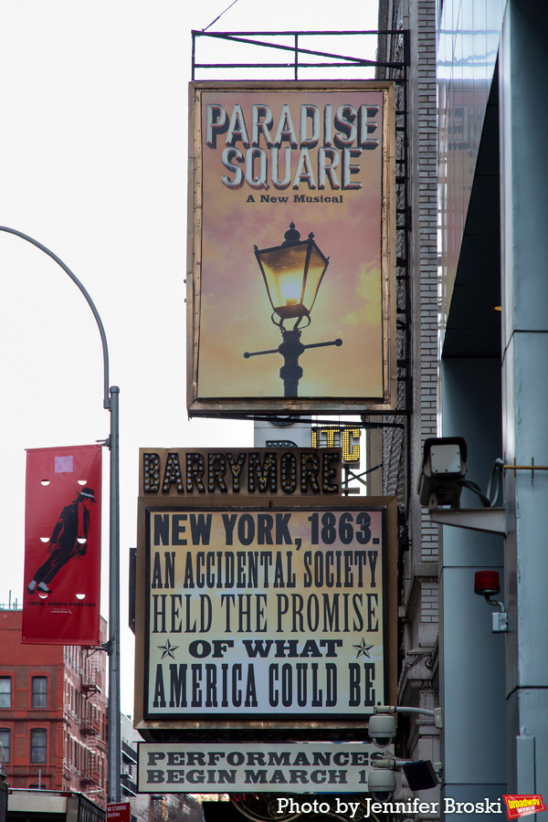 Up on the Marquee: PARADISE SQUARE Image