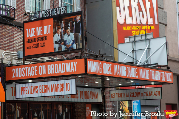 Up on the Marquee: TAKE ME OUT Image