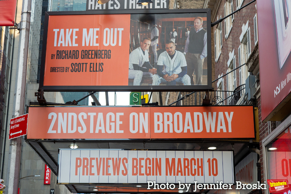 Up on the Marquee: TAKE ME OUT Image