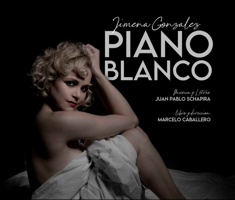 Jimena González se mete en la piel de Marilyn Monroe con PIANO BLANCO 