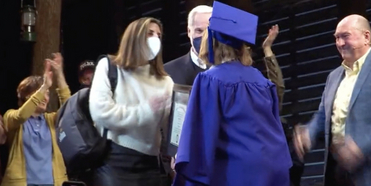 VIDEO: COME FROM AWAY's Emily Walton Surprised With Diploma on Stage Photo