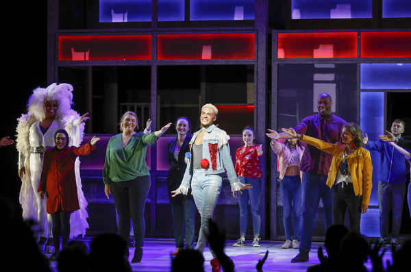 (Center) Cast member Layton Williams during the curtain call for the North American p Photo
