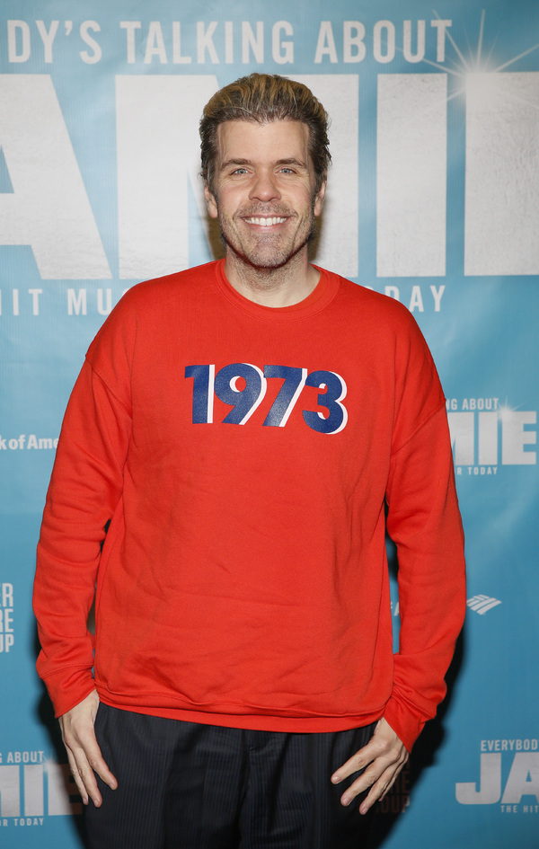 Blogger Perez Hilton arrives before the North American premiere of the West End hit m Photo