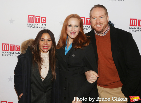 Daphne Rubin-Vega, Katie Finneran and Darren Goldstein Photo