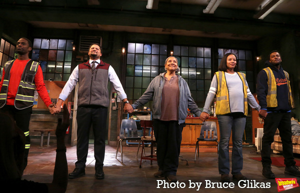 Adesola Osakalumi, Brandon J. Dirden, Phylicia Rashad, Chante Adams and Joshua Boone Photo