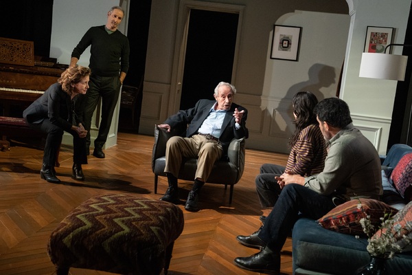 �" Betsy Aidem, Richard Topol, Pierre Epstein, Francis Benhamou
(seated/facing away) Photo