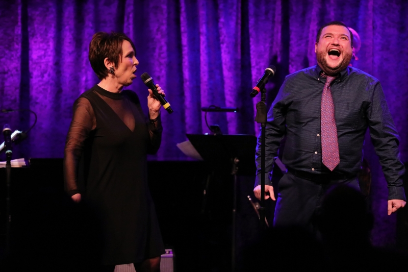 Photo Flash: Marilyn Maye Visits the January 25th THE LINEUP WITH SUSIE MOSHER at Birdland Theater by Stewart Green  Image