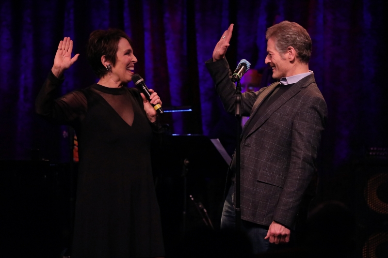 Photo Flash: Marilyn Maye Visits the January 25th THE LINEUP WITH SUSIE MOSHER at Birdland Theater by Stewart Green  Image