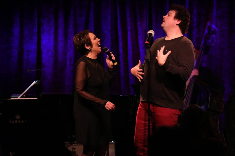 Photo Flash: Marilyn Maye Visits the January 25th THE LINEUP WITH SUSIE MOSHER at Birdland Theater by Stewart Green  Image