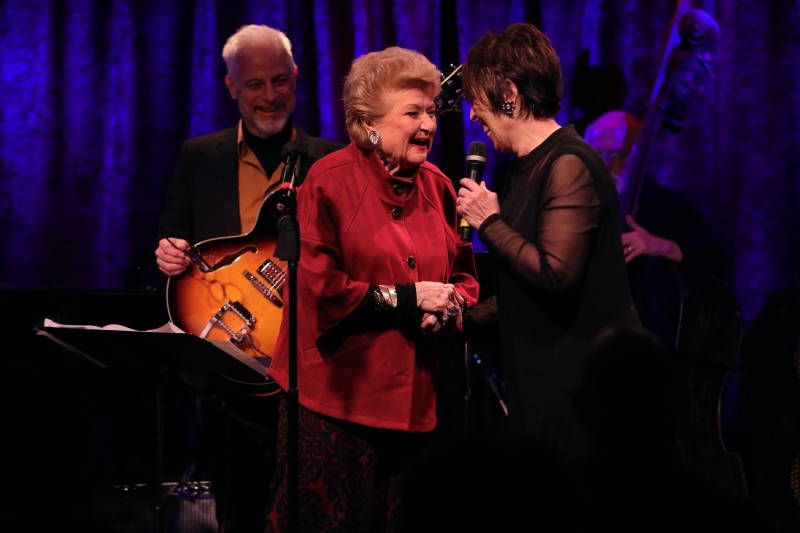 Photo Flash: Marilyn Maye Visits the January 25th THE LINEUP WITH SUSIE MOSHER at Birdland Theater by Stewart Green  Image