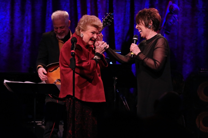 Photo Flash: Marilyn Maye Visits the January 25th THE LINEUP WITH SUSIE MOSHER at Birdland Theater by Stewart Green  Image