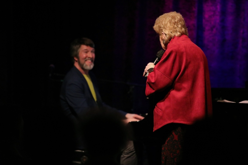 Photo Flash: Marilyn Maye Visits the January 25th THE LINEUP WITH SUSIE MOSHER at Birdland Theater by Stewart Green  Image