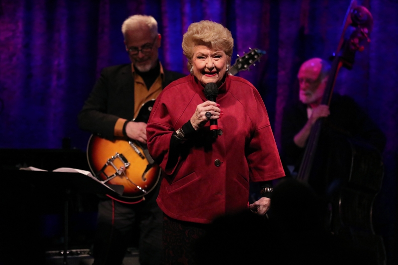 Photo Flash: Marilyn Maye Visits the January 25th THE LINEUP WITH SUSIE MOSHER at Birdland Theater by Stewart Green  Image