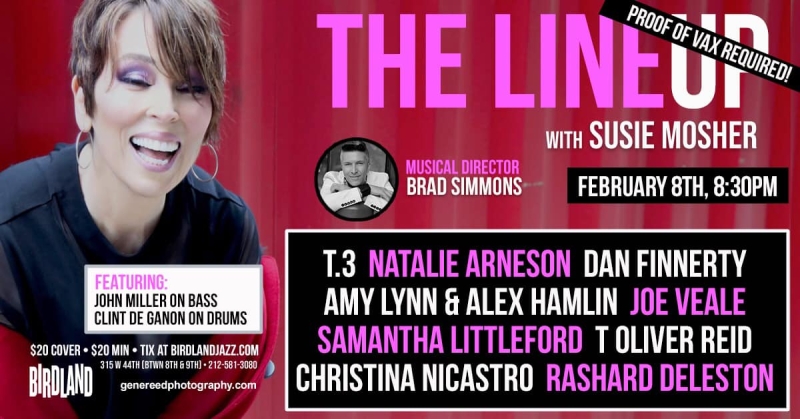 Photo Flash:  February First's THE LINEUP WITH SUSIE MOSHER at Birdland Theater by Stewart Green 