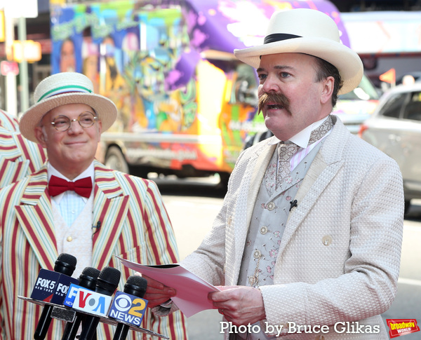 Eddie Korbich and Jefferson Mays as ''River City’s own Mayor George Shinn''  Photo