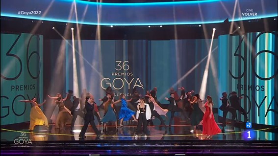 STAGE TUBE: Jedet, Cristina Castaño y Bebe inauguraron la Gala de los Goya 2022 cantando por Nino Bravo  Image