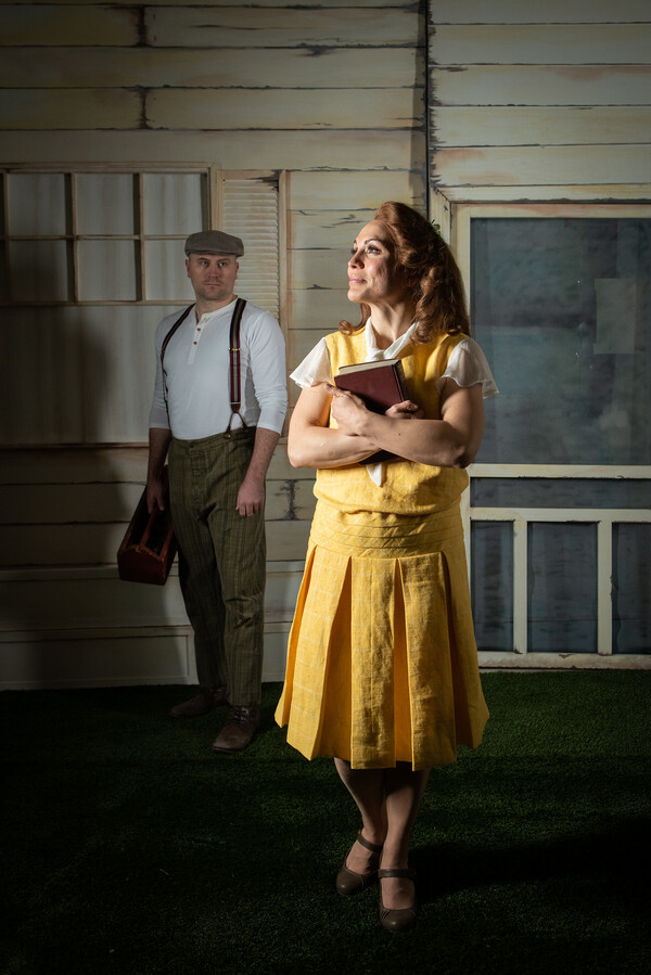 Anya Young Wilson as Alice Murphy and Benjamin Henderson as Jimmy Ray Dobbs Photo