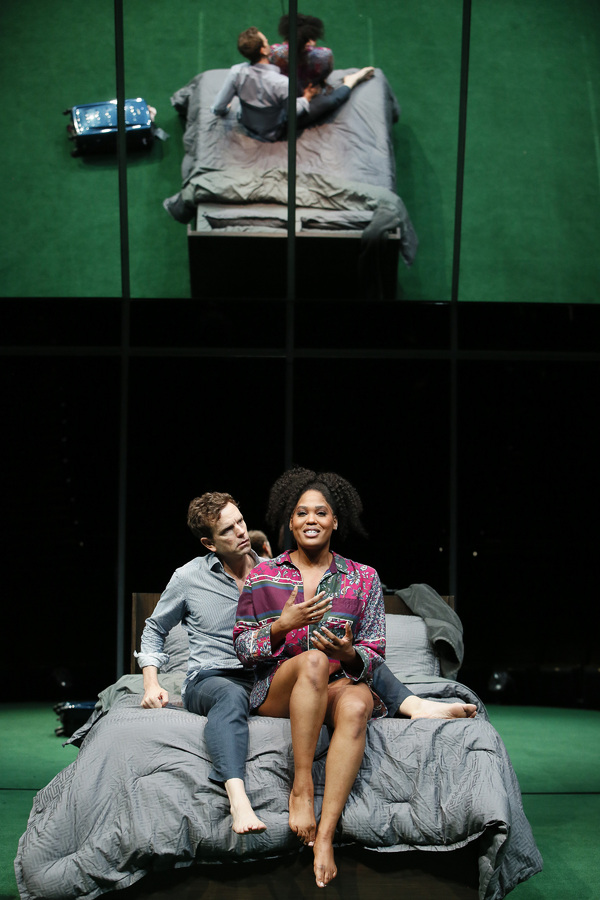 Paul Alexander Nolan and Antoinette Crowe-Legacy in “Slave Play” playing at Cente Photo