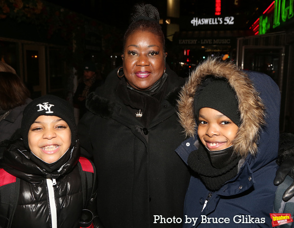 Christian Wilson, Sybrina Fulton and Walter Russell III  Photo