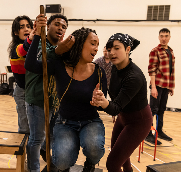 Photos: See Ashley Blanchet, Josh Lamon & More in Rehearsals for NOTES FROM NOW Image