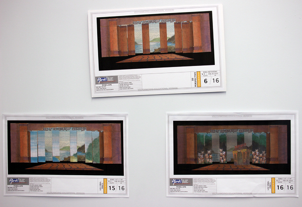 Set renderings designed by James Morgan for Penelope, Or How the Odyssey was Really W Photo