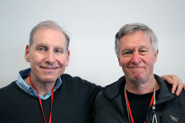 (L to R) Stephen Weiner (Music) and Peter Kellogg (Book & Lyrics) Photo