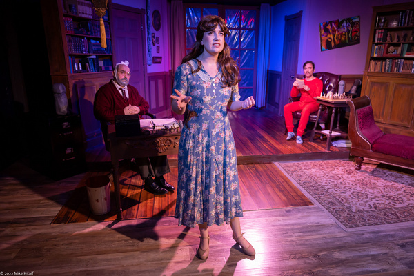 Shelby Mae Randle, foreground, as Jessica with Thomas Muniz, seated at left, as Sigmu Photo