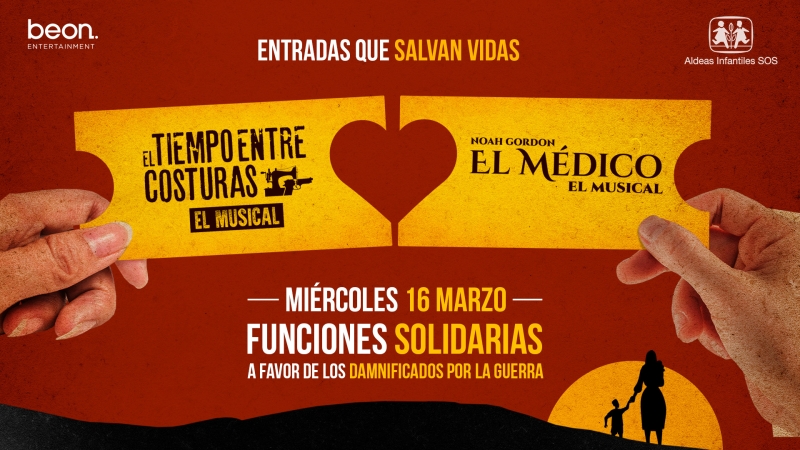 EL MEDICO y EL TIEMPO ENTRE COSTURAS se unen a ayudar a Ucrania Image