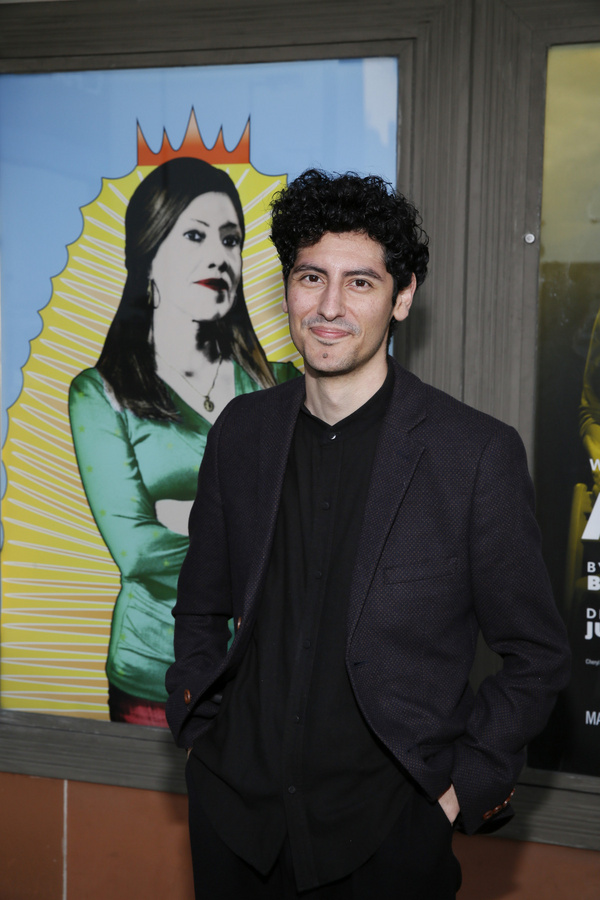 Playwright Benjamin Benne arrives for the world premiere of ?Alma? at Center Theatre  Photo