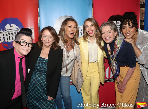 Photos: The Cast of POTUS: OR BEHIND EVERY GREAT DUMBASS ARE SEVEN WOMEN TRYING TO KEEP HIM ALIVE Meets the Press Image