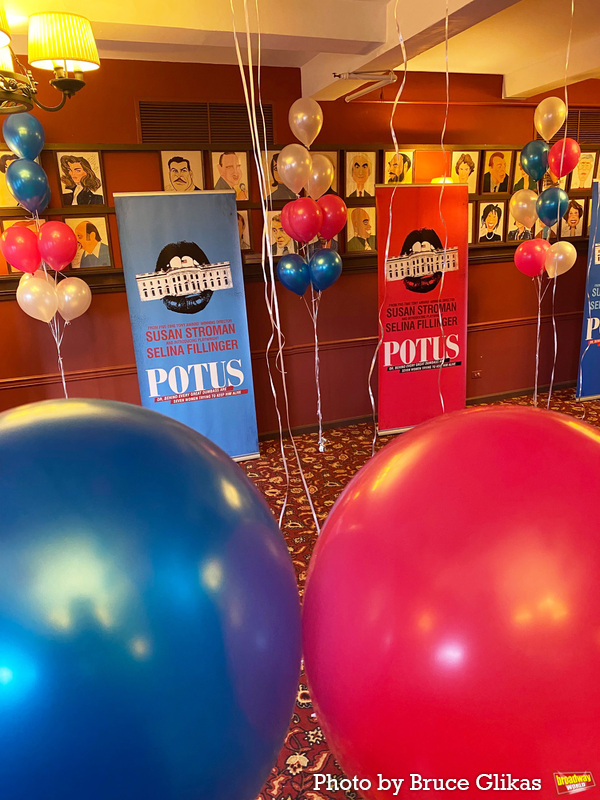 Photos: The Cast of POTUS: OR BEHIND EVERY GREAT DUMBASS ARE SEVEN WOMEN TRYING TO KEEP HIM ALIVE Meets the Press Image