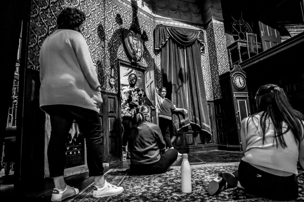 Photos: Go Inside Stunt Rehearsals for THE PLAY THAT GOES WRONG Image
