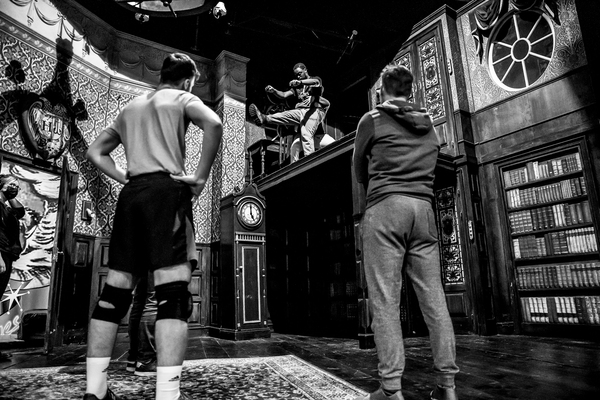 Photos: Go Inside Stunt Rehearsals for THE PLAY THAT GOES WRONG Image