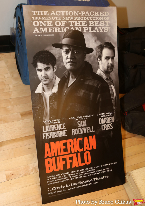 Signage for the revival of David Mamet's play "American Buffalo" Photo