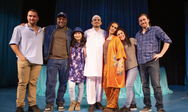 The cast of ‘Water by the Spoonful’ at San Francisco Playhouse (L-R: Xander DeAng Photo