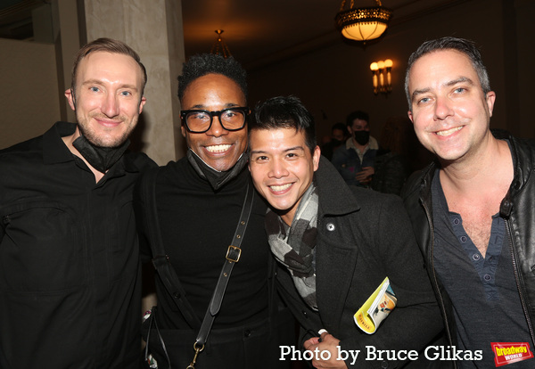 Adam Porter Smith, Billy Porter, Telly Leung and James Babcock Photo