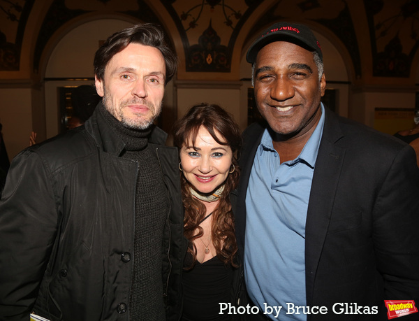 Norman Bowman, Frances Ruffelle and Norm Lewis Photo