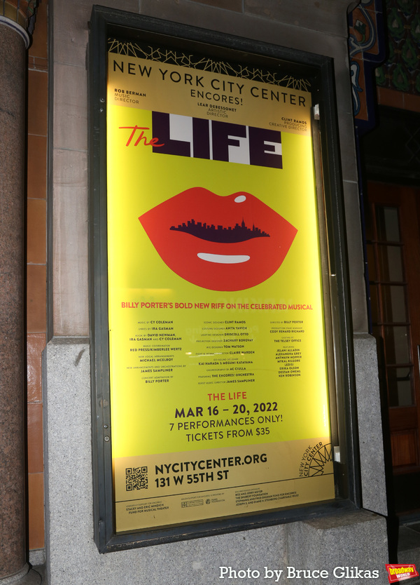 Signage at at Encores! New York City Center  Photo