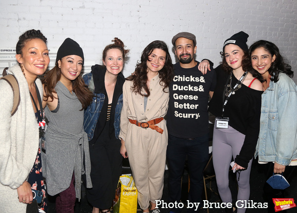 Photos: Lin-Manuel Miranda Visits SUFFS at the Public Theater Image