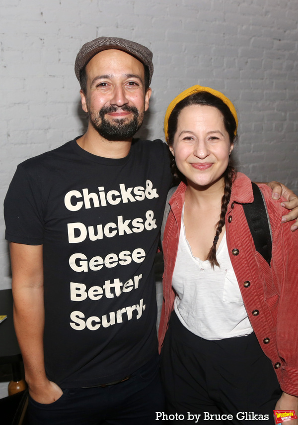 Photos: Lin-Manuel Miranda Visits SUFFS at the Public Theater Image