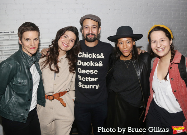 Photos: Lin-Manuel Miranda Visits SUFFS at the Public Theater Image