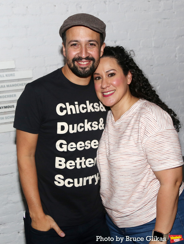 Photos: Lin-Manuel Miranda Visits SUFFS at the Public Theater Image