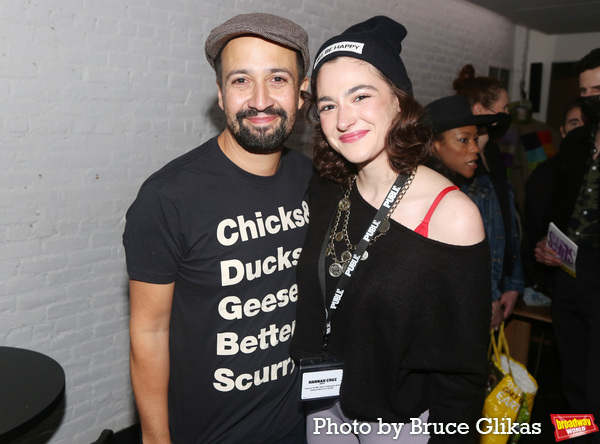 Photos: Lin-Manuel Miranda Visits SUFFS at the Public Theater Image